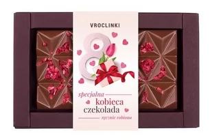 Czekolada mleczna z żurawiną Dzień Kobiet Vroclinki - Czekolada - miniaturka - grafika 1