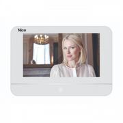 Akcesoria do domofonów i wideodomofonów - Nice Monitor 7” z dotykowym ekranem z czytnikiem kart micro SD i modułem Wi-Fi w kolorze białym PRO TWO - miniaturka - grafika 1