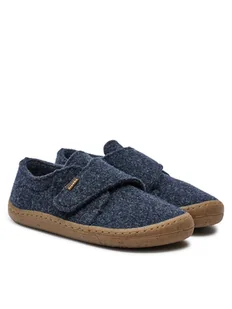 Froddo Kapcie Barefoot Wooly Slippers G1700341 S Niebieski - Buty dla chłopców - miniaturka - grafika 1