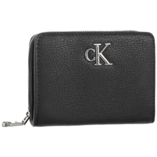 Portfel Minimal Monogram Med Zip Around Black K60K612740 BEH (CK614-a) Calvin Klein - Portfele - miniaturka - grafika 1