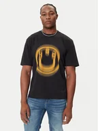 Koszulki męskie - HUGO T-Shirt Nalax 50543493 Czarny Regular Fit - miniaturka - grafika 1