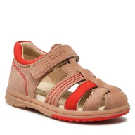Sandały damskie - Kickers Sandały Platiback 544886-10 S Beige Orange 112 - miniaturka - grafika 1