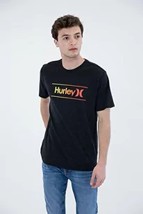 Hurley Męska koszula M Evd Reg OAO Gradiation Ss czarny czarny S DC3411 - Koszule męskie - miniaturka - grafika 1