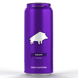 Napój DZIK ZERO KOFEINY ZERO KALORII GRAPE 500 ML - Napoje energetyczne i izotoniczne - miniaturka - grafika 1