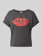 Koszulki i topy damskie - T-shirt z nadrukiem z logo model ‘BOHDI’ - miniaturka - grafika 1