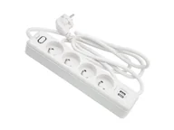 Listwy zasilające - XENIC FRA107U 4 GNIAZDA BIALA >> DO 30 RAT 0% (RRSO 0%) I PÓŁ ROKU NIE PŁACISZ > OD 99ZŁ > SPRAWDŹ PROMOCJE - miniaturka - grafika 1