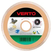 Materiały ścierne - Verto Tarcza diamentowa 115mm, pełna, , 61H3T1 - miniaturka - grafika 1