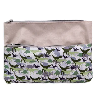 Kosmetyczka, Hello Dino, Dinozaury, 17x24x1 cm - Kosmetyczki, organizery i kuferki - miniaturka - grafika 1