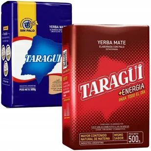 Zestaw Yerba Mate Taragui Mocy Mas Energia 1kg - Yerba Mate - miniaturka - grafika 1