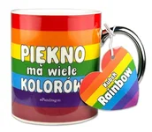 Kubki - Kubek Rainbow Piękno - miniaturka - grafika 1