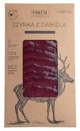 Zdrowa żywność - SZYNKA Z DANIELA DOJRZEWAJĄCA PLASTRY BEZGLUTENOWA 50 g - PAWĘTA - miniaturka - grafika 1