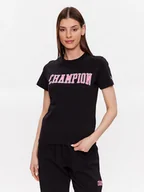 Koszulki i topy damskie - Champion T-Shirt 116084 Czarny Custom Fit - miniaturka - grafika 1