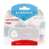Korektory - Korektor w taśmie 5mmx6m szary - STARPAK - miniaturka - grafika 1