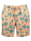 Kąpielówki męskie - Quiksilver Szorty kąpielowe w kolorze pomarańczowo-turkusowym - miniaturka - grafika 1