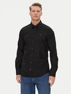 Koszule męskie - Tommy Hilfiger Koszula MW0MW38658 Czarny Slim Fit - miniaturka - grafika 1