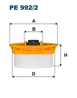 Filtry paliwa - Filtr paliwa Filtron PE 992/2 - miniaturka - grafika 1