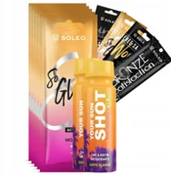 Balsamy i kremy do opalania - Soleo So Glam 5x15ml Przyspieszacz Opalania + Gratisy - miniaturka - grafika 1