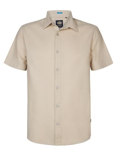 PETROL INDUSTRIES, Koszulka męska Short Sleeve Uni, M-1050-SIS414, Light Tan, XXXL