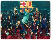 Podkładki pod mysz - PODKŁADKA POD MYSZKĘ FC BARCELONA Z IMIENIEM 23x19CM DO LAPTOPA - miniaturka - grafika 1