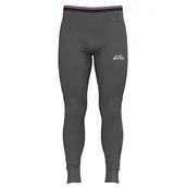 Legginsy - ODLO Męskie legginsy Bl Bottom Long Active Warm Originals Eco szary Steel Grey Melange S 159302 - miniaturka - grafika 1