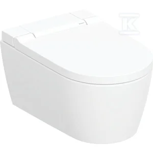 Urządzenie WC z funkcją higieny intymnej Geberit AquaClean Sela, wisząca miska WC: Miska ustępowa: biały / KeraTect, Panel dekoracyjny: biały - Miski WC - miniaturka - grafika 1