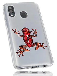 mumbi etui kompatybilne z telefonem Samsung Galaxy A40, etui na telefon komórkowy z motywem żaby, przezroczyste białe - Etui i futerały do telefonów - miniaturka - grafika 1