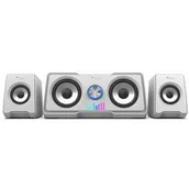Głośniki komputerowe - Głośniki C-Tech SPK-16, 2.2, RGB (SPK-16WH) białe - miniaturka - grafika 1