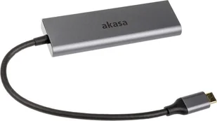 AKASA Hub USB-C 4x port USB 3.0, Aluminium - Huby USB - miniaturka - grafika 1