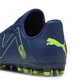 Piłka nożna - PUMA Unisex Future Play Mg Jr buty piłkarskie dla dzieci, Perski niebieski Pro zielony, 36 EU - miniaturka - grafika 1