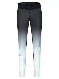 Spodnie sportowe damskie - Ziener Spodnie softshellowe "Nura" w kolorze czarnym ze wzorem - grafika 1