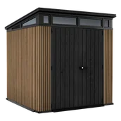 Altany ogrodowe - Domek narzędziowy PENTHOUSE 7x7 Brown Signature Collection - Keter - miniaturka - grafika 1