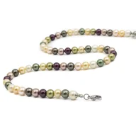 Naszyjniki - Naszyjnik muszla seashell stal chirurgiczna kolor 53cm / JG. Projekt - miniaturka - grafika 1