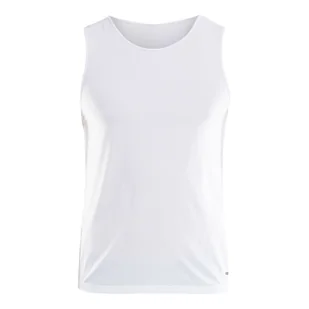 Koszulka Craft Essential Singlet M Biała - Koszulki sportowe męskie - miniaturka - grafika 1