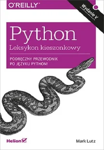 Python. Leksykon kieszonkowy - Książki o programowaniu - miniaturka - grafika 1