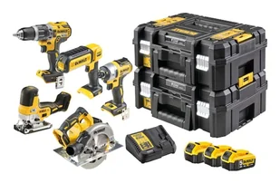 DeWALT DCK500P3T-QW zestaw combo elektronarzędzi Bateria - Zestawy elektronarzędzi - miniaturka - grafika 1