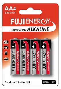 4x BATERIA ALKALICZNA AA LR6 1.5V FUJIENERGY / FujiEnergy - Baterie i akcesoria - miniaturka - grafika 1