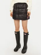 Spódnice - Hunter Spódnica mini HARW0035242 Czarny Regular Fit - miniaturka - grafika 1