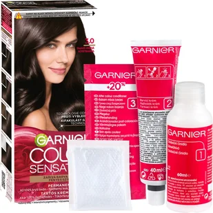 Garnier Color Sensation farba do włosów odcień 3.0 Prestige Brown 1 szt. - Farby do włosów i szampony koloryzujące - miniaturka - grafika 1