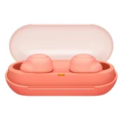 Słuchawki - Sony WF-C500 Koralowe - miniaturka - grafika 1