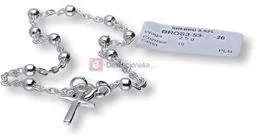 Różaniec srebrny na rękę, próba 925, 2,1g - Różańce - miniaturka - grafika 1