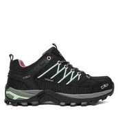 Buty trekkingowe damskie - Trekkingi CMP Rigel Low Wp 3Q13246 Czarny - miniaturka - grafika 1