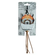 Breloczki dla dzieci - Breloczek odblaskowy Origami - Czerwona panda - Softreflector - miniaturka - grafika 1