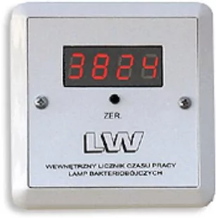 Ultra-Viol Sp.j LW LED licznik czasu pracy lamp bakteriobójczych z wyświetlaczem - Akcesoria medyczne - miniaturka - grafika 1