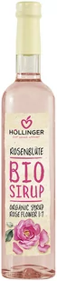 Hollinger SYROP RÓŻANY BIO 500 ml - - Soki i napoje niegazowane - miniaturka - grafika 1