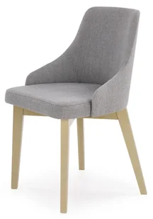 Szare krzesło tapicerowane styl skandynawski W5-T10 - Krzesła Szare krzesło tapicerowane styl skandynawski W5-T10 - Krzesła - miniaturka - grafika 1