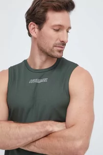 Koszulki męskie - Hummel t-shirt treningowy Flex kolor zielony - grafika 1