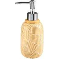 Mydelniczki i dozowniki mydła - Kleine Wolke Serena ceramiczny dozownik do mydła żółty - miniaturka - grafika 1