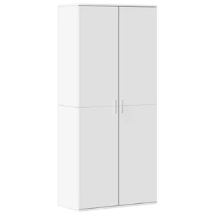 vidaXL Szafka na buty biała 80×39×178 cm materiał drewnopochodny - Szafki na buty - miniaturka - grafika 1