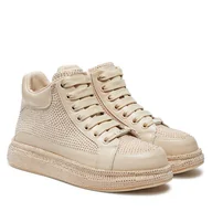 Sneakersy damskie - Sneakersy GOE OO2N4009 Beżowy - miniaturka - grafika 1