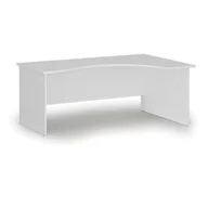 Biurka - Biurko narożne PRIMO WHITE, 1800 x 1200 mm, prawe, białe - miniaturka - grafika 1